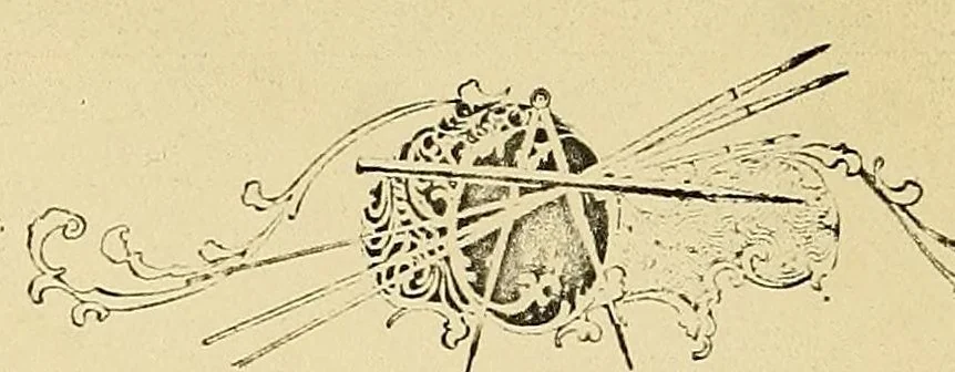 An illustration from Illustrated catalogue of paintings and other works of art at the opening exhibition, beginning June the second, eighteen hundred and ninety-seven in the galleries of the new museum building of the Brooklyn Institute of Arts and Sciences, 1897, leaf 8