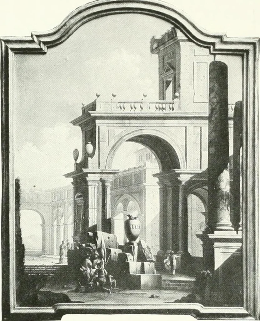 An illustration from Illustrated catalogue of the very valuable antique art property of the Cattadori Italian Art Galleries ... : to be sold at unrestricted public sale ... April 13th, 14th, 15th and 16th ... at the American Art Galleries : the sale to be conducted by Thomas E. Kirby and his assistants, Otto Bernet and H.H. Parke, of the American Art Association, 1921, leaf 124