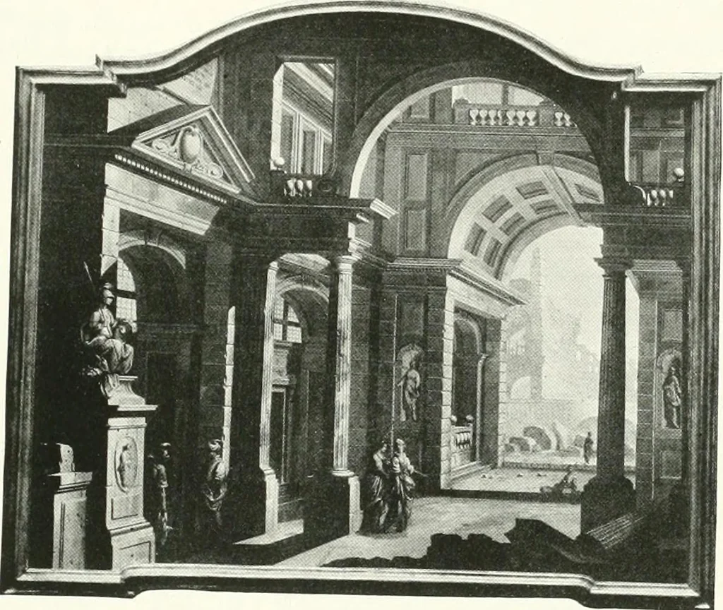An illustration from Illustrated catalogue of the very valuable antique art property of the Cattadori Italian Art Galleries ... : to be sold at unrestricted public sale ... April 13th, 14th, 15th and 16th ... at the American Art Galleries : the sale to be conducted by Thomas E. Kirby and his assistants, Otto Bernet and H.H. Parke, of the American Art Association, 1921, leaf 128