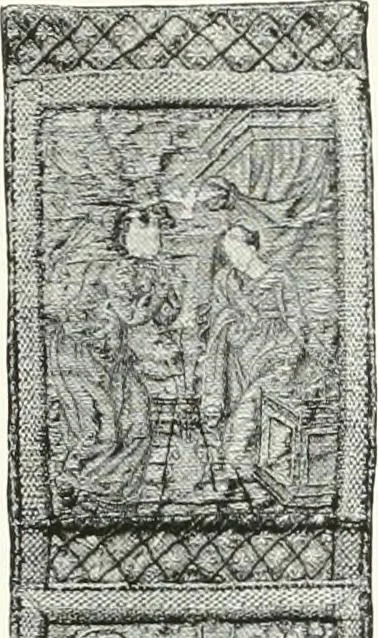 An illustration from Illustrated catalogue of the very valuable antique art property of the Cattadori Italian Art Galleries ... : to be sold at unrestricted public sale ... April 13th, 14th, 15th and 16th ... at the American Art Galleries : the sale to be conducted by Thomas E. Kirby and his assistants, Otto Bernet and H.H. Parke, of the American Art Association, 1921, leaf 140