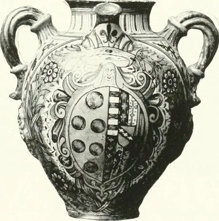 An illustration from Illustrated catalogue of the very valuable antique art property of the Cattadori Italian Art Galleries ... : to be sold at unrestricted public sale ... April 13th, 14th, 15th and 16th ... at the American Art Galleries : the sale to be conducted by Thomas E. Kirby and his assistants, Otto Bernet and H.H. Parke, of the American Art Association, 1921, leaf 152