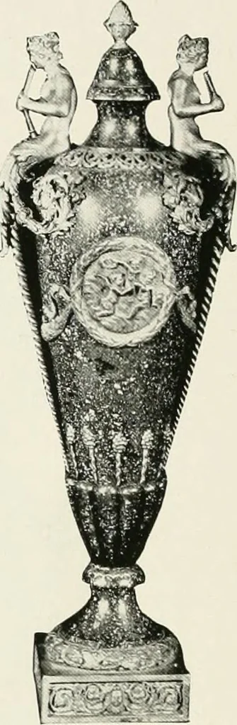 An illustration from Illustrated catalogue of the very valuable antique art property of the Cattadori Italian Art Galleries ... : to be sold at unrestricted public sale ... April 13th, 14th, 15th and 16th ... at the American Art Galleries : the sale to be conducted by Thomas E. Kirby and his assistants, Otto Bernet and H.H. Parke, of the American Art Association, 1921, leaf 159
