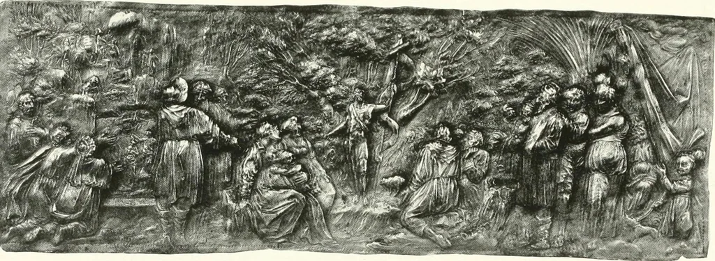 An illustration from Illustrated catalogue of the very valuable antique art property of the Cattadori Italian Art Galleries ... : to be sold at unrestricted public sale ... April 13th, 14th, 15th and 16th ... at the American Art Galleries : the sale to be conducted by Thomas E. Kirby and his assistants, Otto Bernet and H.H. Parke, of the American Art Association, 1921, leaf 172