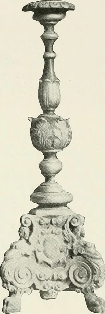 An illustration from Illustrated catalogue of the very valuable antique art property of the Cattadori Italian Art Galleries ... : to be sold at unrestricted public sale ... April 13th, 14th, 15th and 16th ... at the American Art Galleries : the sale to be conducted by Thomas E. Kirby and his assistants, Otto Bernet and H.H. Parke, of the American Art Association, 1921, leaf 183