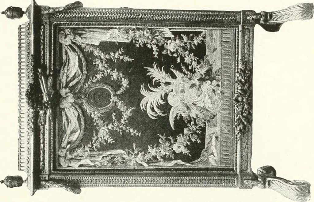 An illustration from Illustrated catalogue of the very valuable antique art property of the Cattadori Italian Art Galleries ... : to be sold at unrestricted public sale ... April 13th, 14th, 15th and 16th ... at the American Art Galleries : the sale to be conducted by Thomas E. Kirby and his assistants, Otto Bernet and H.H. Parke, of the American Art Association, 1921, leaf 192