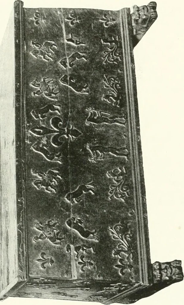 An illustration from Illustrated catalogue of the very valuable antique art property of the Cattadori Italian Art Galleries ... : to be sold at unrestricted public sale ... April 13th, 14th, 15th and 16th ... at the American Art Galleries : the sale to be conducted by Thomas E. Kirby and his assistants, Otto Bernet and H.H. Parke, of the American Art Association, 1921, leaf 220