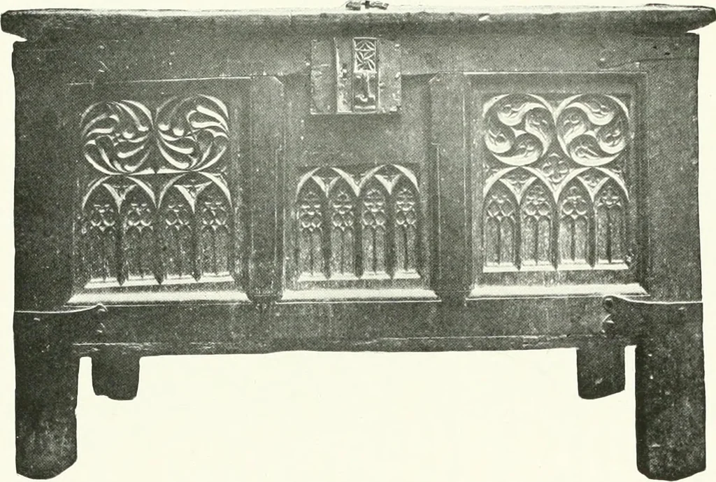 An illustration from Illustrated catalogue of the very valuable antique art property of the Cattadori Italian Art Galleries ... : to be sold at unrestricted public sale ... April 13th, 14th, 15th and 16th ... at the American Art Galleries : the sale to be conducted by Thomas E. Kirby and his assistants, Otto Bernet and H.H. Parke, of the American Art Association, 1921, leaf 222