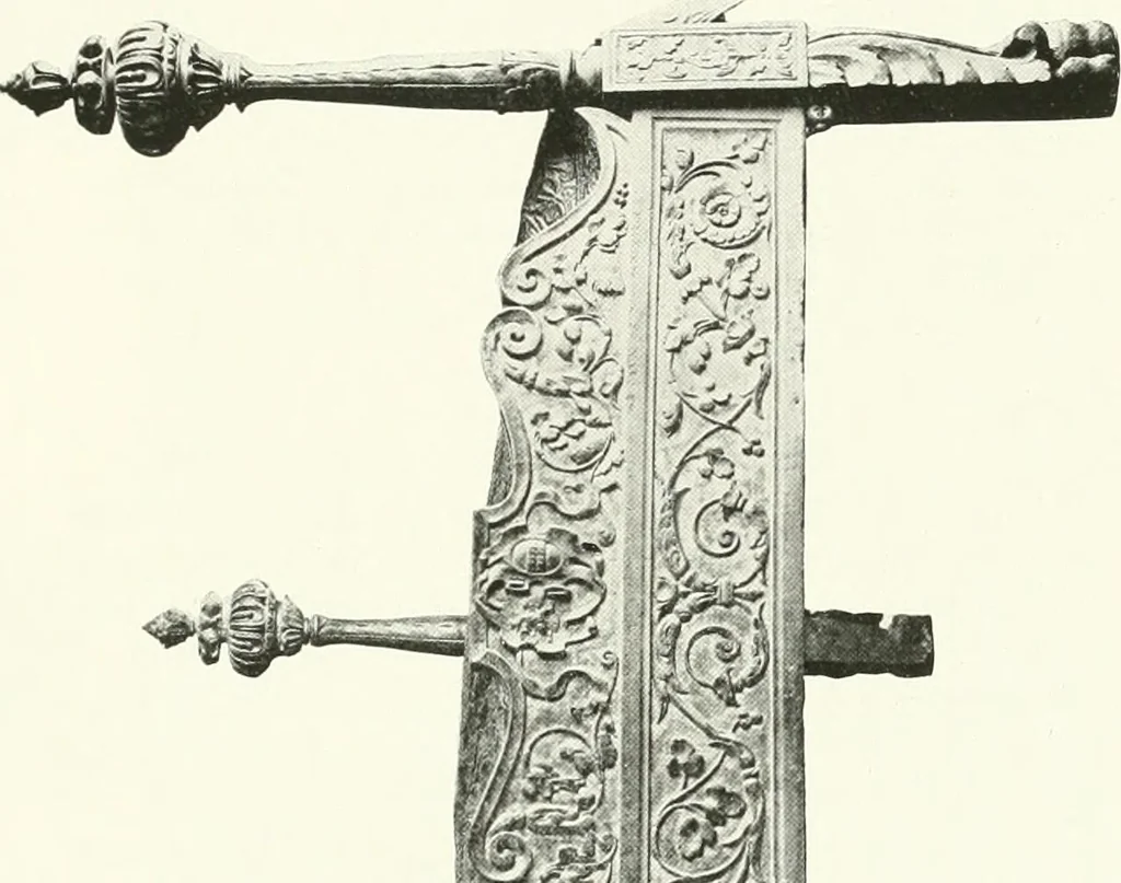 An illustration from Illustrated catalogue of the very valuable antique art property of the Cattadori Italian Art Galleries ... : to be sold at unrestricted public sale ... April 13th, 14th, 15th and 16th ... at the American Art Galleries : the sale to be conducted by Thomas E. Kirby and his assistants, Otto Bernet and H.H. Parke, of the American Art Association, 1921, leaf 246