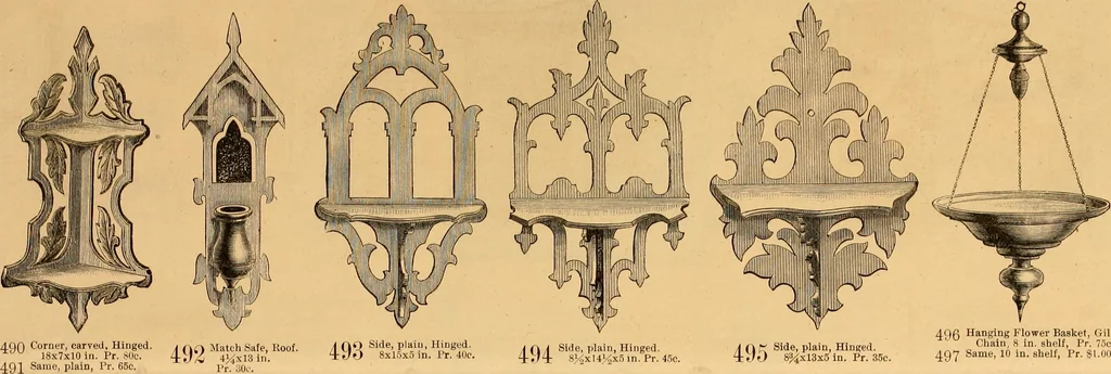 An illustration from Illustrated catalogue and net trade list of new designs for autumn of 1875 in fancy and cabinet ware., 1875, leaf 12