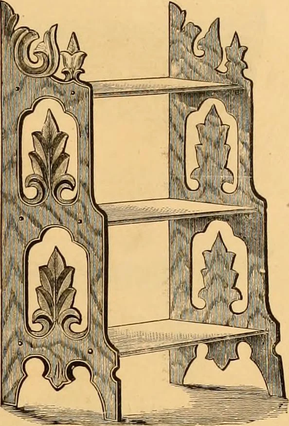 An illustration from Illustrated catalogue and net trade list of new designs for autumn of 1875 in fancy and cabinet ware., 1875, leaf 14