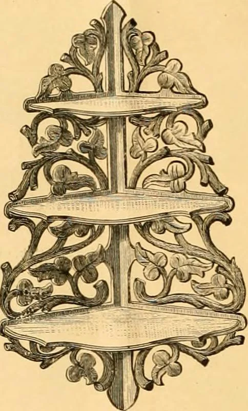 An illustration from Illustrated catalogue and net trade list of new designs for autumn of 1875 in fancy and cabinet ware., 1875, leaf 17
