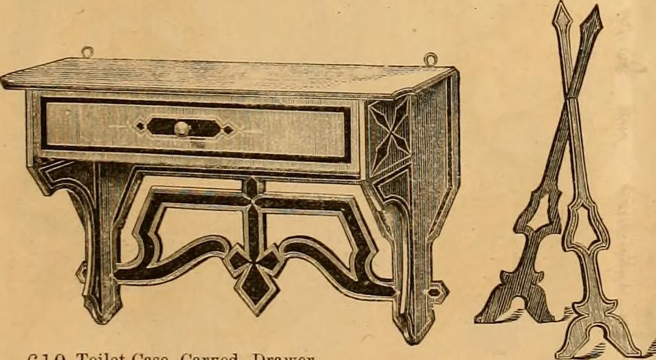 An illustration from Illustrated catalogue and net trade list of new designs for autumn of 1875 in fancy and cabinet ware., 1875, leaf 18