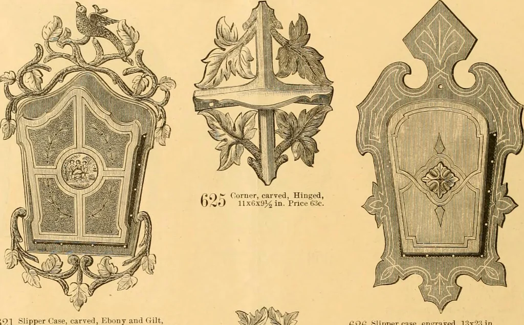 An illustration from Illustrated catalogue and net trade list of new designs for autumn of 1875 in fancy and cabinet ware., 1875, leaf 19