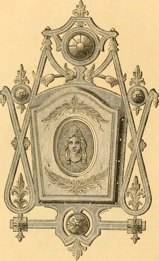 An illustration from Illustrated catalogue and net trade list of new designs for autumn of 1875 in fancy and cabinet ware., 1875, leaf 21
