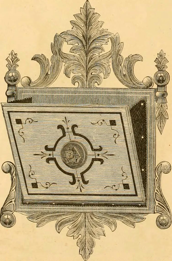 An illustration from Illustrated catalogue and net trade list of new designs for autumn of 1875 in fancy and cabinet ware., 1875, leaf 21