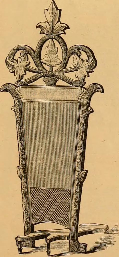 An illustration from Illustrated catalogue and net trade list of new designs for autumn of 1875 in fancy and cabinet ware., 1875, leaf 22