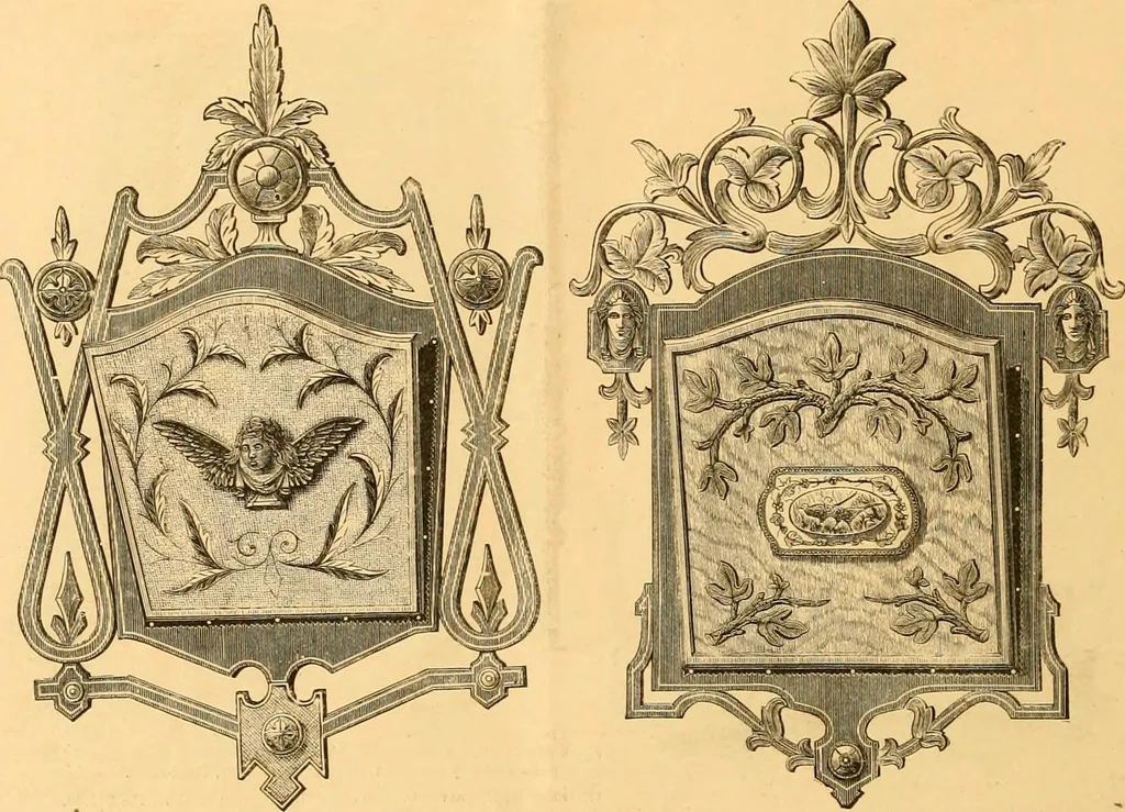An illustration from Illustrated catalogue and net trade list of new designs for autumn of 1875 in fancy and cabinet ware., 1875, leaf 23