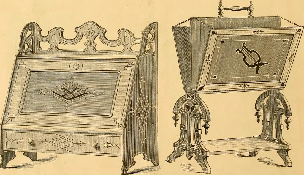 An illustration from Illustrated catalogue and net trade list of new designs for autumn of 1875 in fancy and cabinet ware., 1875, leaf 23