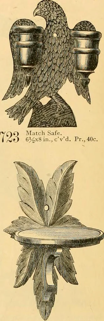 An illustration from Illustrated catalogue and net trade list of new designs for autumn of 1875 in fancy and cabinet ware., 1875, leaf 27