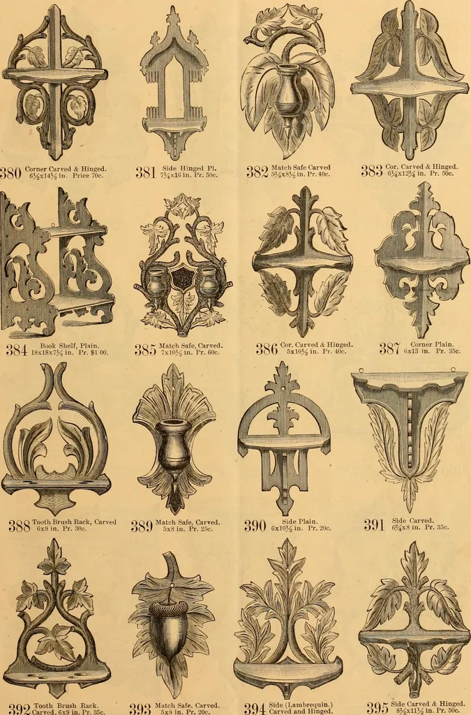 An illustration from Illustrated catalogue and net trade list of new designs for autumn of 1875 in fancy and cabinet ware., 1875, leaf 4