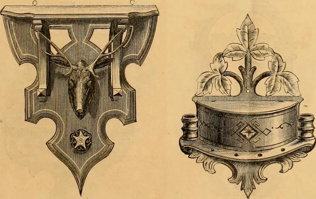 An illustration from Illustrated catalogue and net trade list of new designs for autumn of 1875 in fancy and cabinet ware., 1875, leaf 6