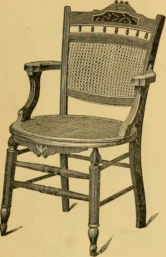 An illustration from Illustrated catalogue of chairs., 1886, leaf 10