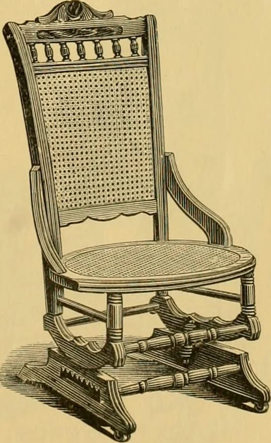 An illustration from Illustrated catalogue of chairs., 1886, leaf 10