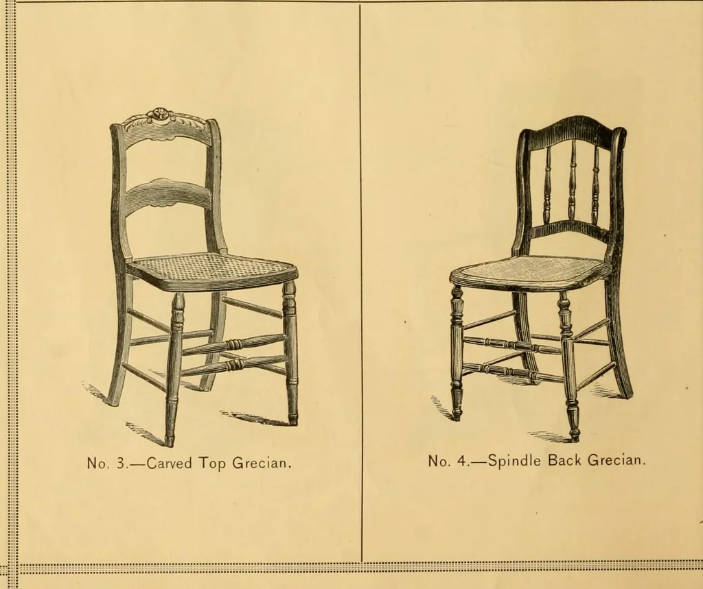An illustration from Illustrated catalogue of chairs., 1886, leaf 11