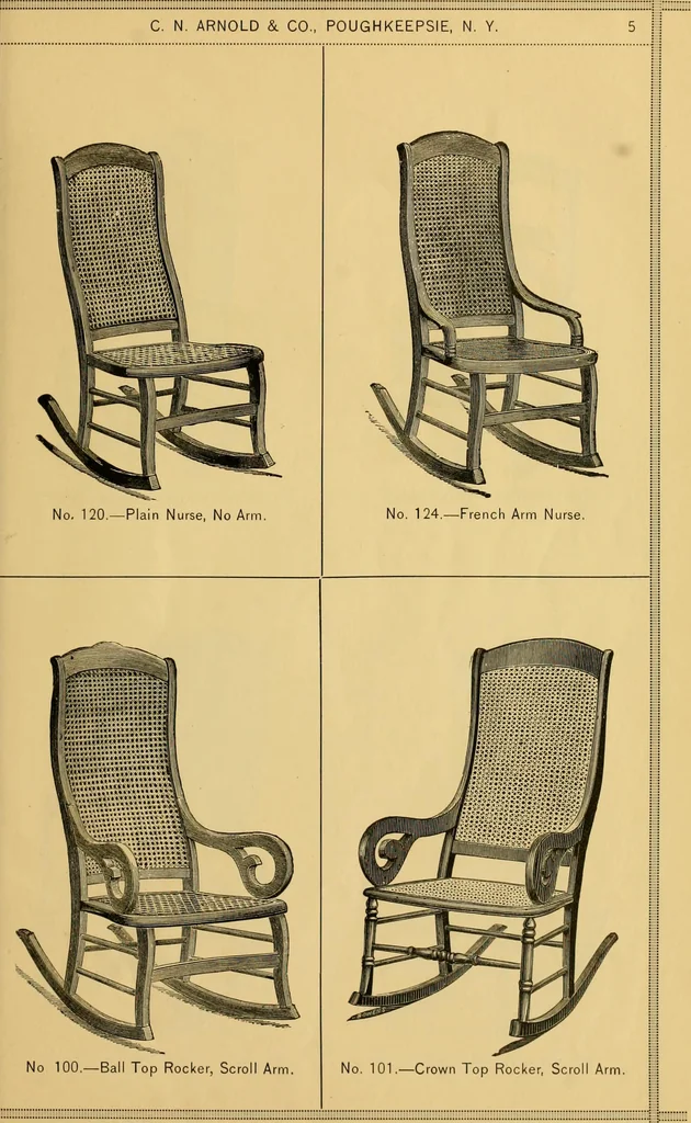 An illustration from Illustrated catalogue of chairs., 1886, leaf 12