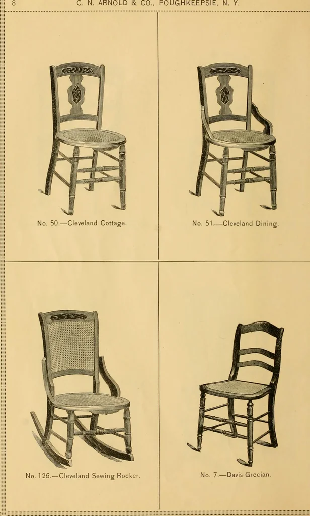 An illustration from Illustrated catalogue of chairs., 1886, leaf 15
