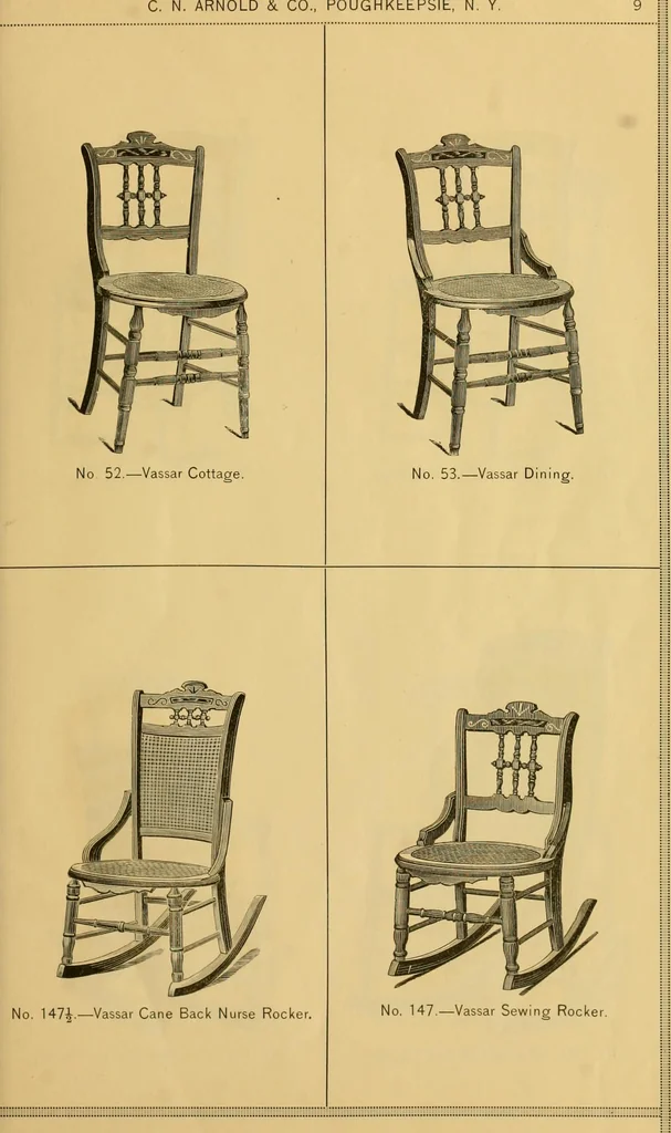 An illustration from Illustrated catalogue of chairs., 1886, leaf 16