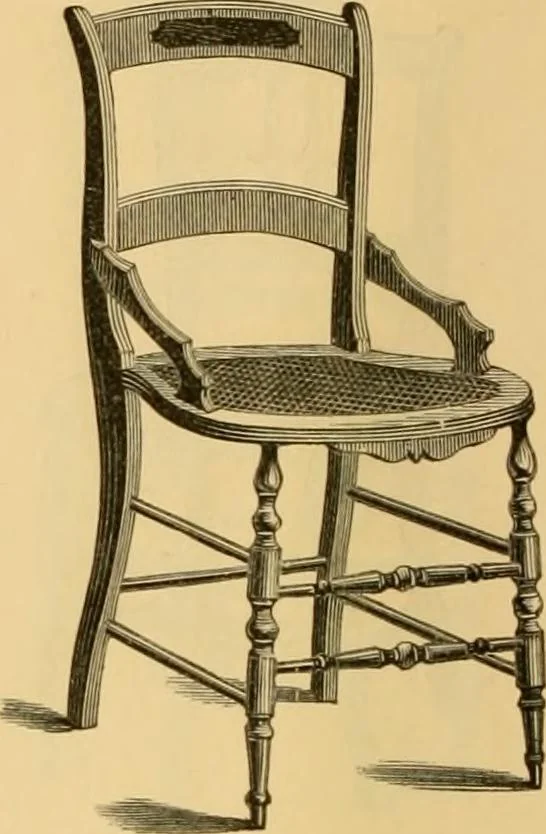 An illustration from Illustrated catalogue of chairs., 1886, leaf 17