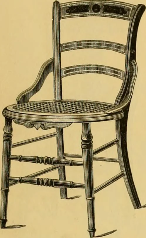 An illustration from Illustrated catalogue of chairs., 1886, leaf 18