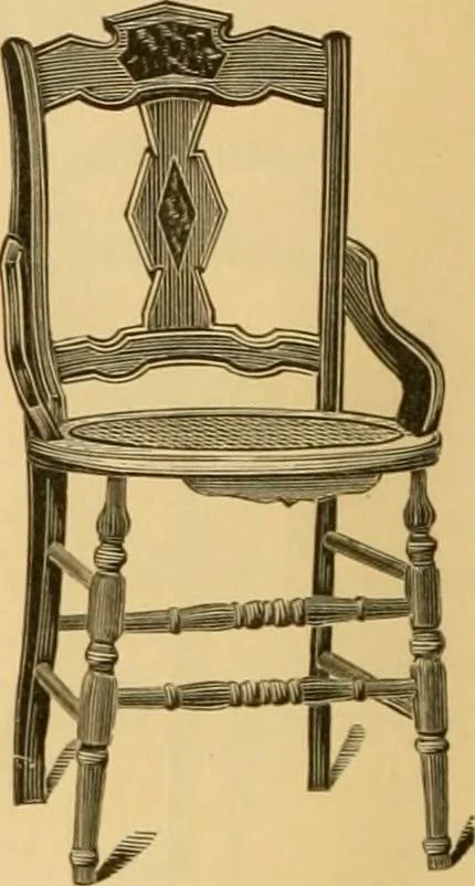 An illustration from Illustrated catalogue of chairs., 1886, leaf 19