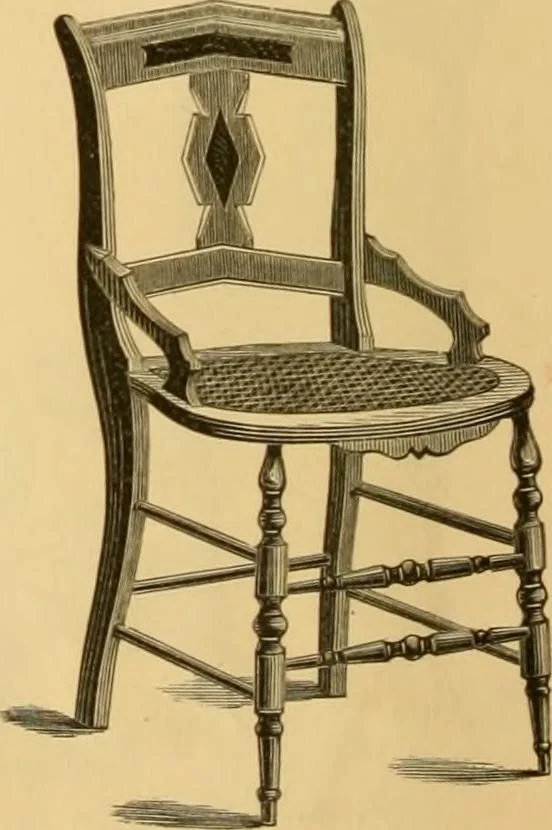 An illustration from Illustrated catalogue of chairs., 1886, leaf 19
