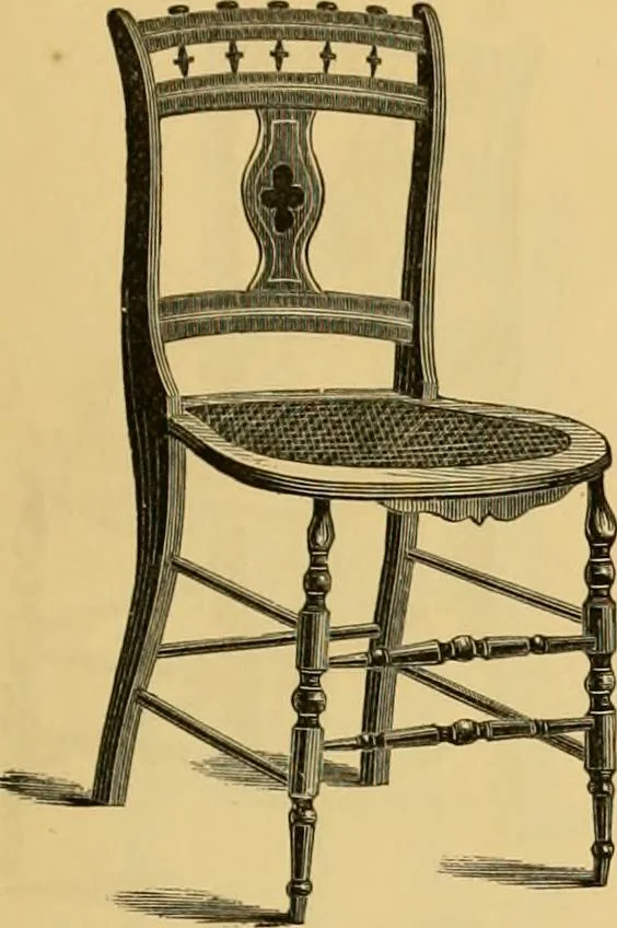 An illustration from Illustrated catalogue of chairs., 1886, leaf 22