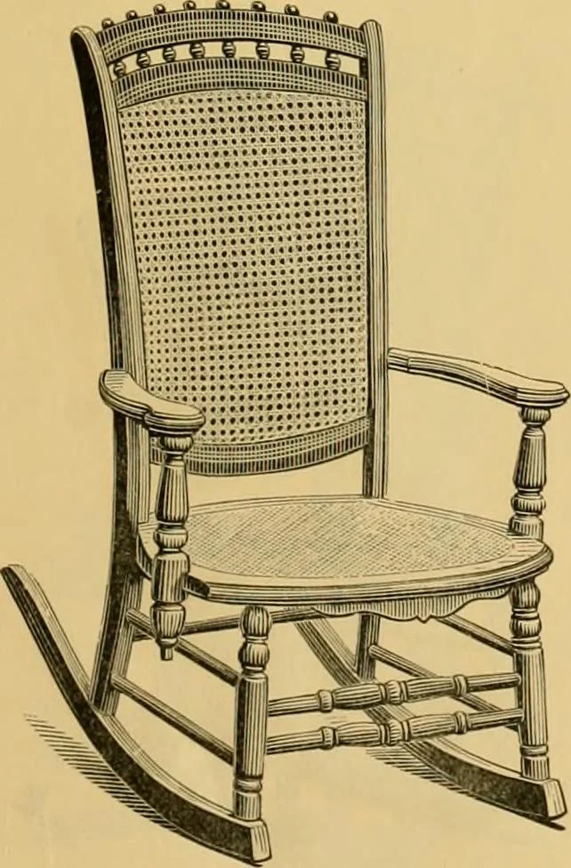 An illustration from Illustrated catalogue of chairs., 1886, leaf 22