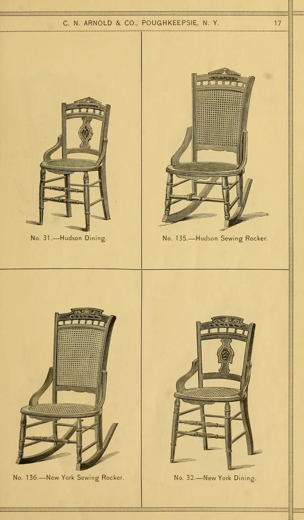 An illustration from Illustrated catalogue of chairs., 1886, leaf 24