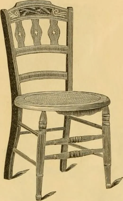 An illustration from Illustrated catalogue of chairs., 1886, leaf 27