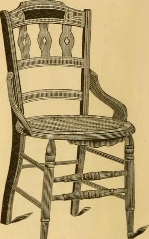 An illustration from Illustrated catalogue of chairs., 1886, leaf 27