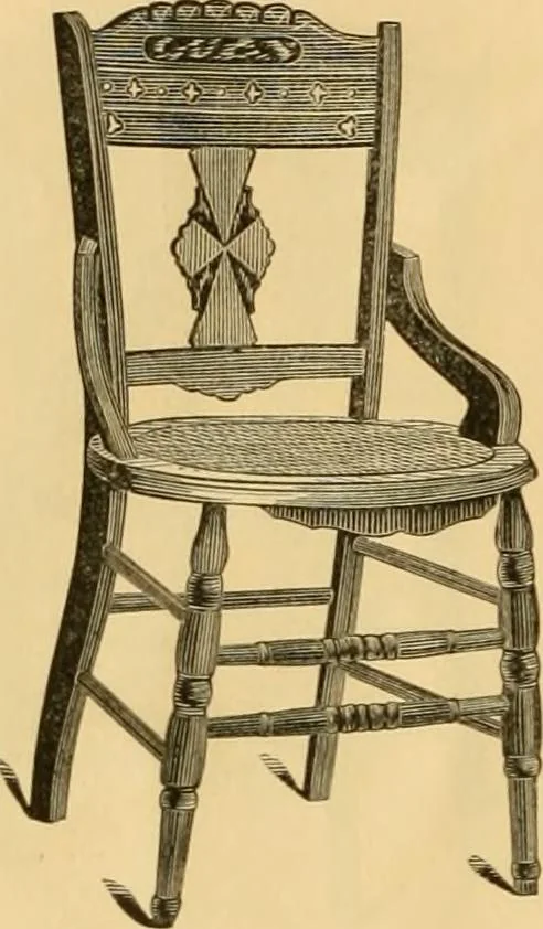 An illustration from Illustrated catalogue of chairs., 1886, leaf 29