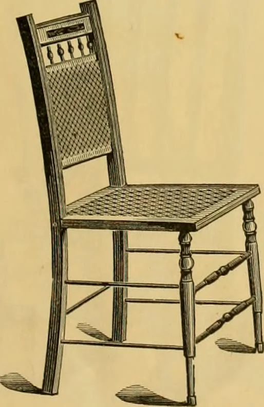 An illustration from Illustrated catalogue of chairs., 1886, leaf 32