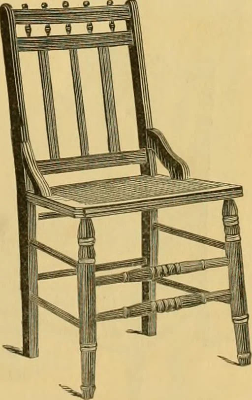 An illustration from Illustrated catalogue of chairs., 1886, leaf 32