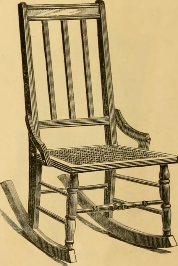 An illustration from Illustrated catalogue of chairs., 1886, leaf 33