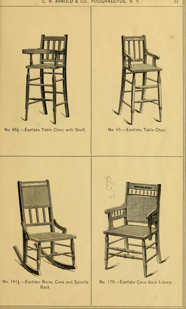 An illustration from Illustrated catalogue of chairs., 1886, leaf 34