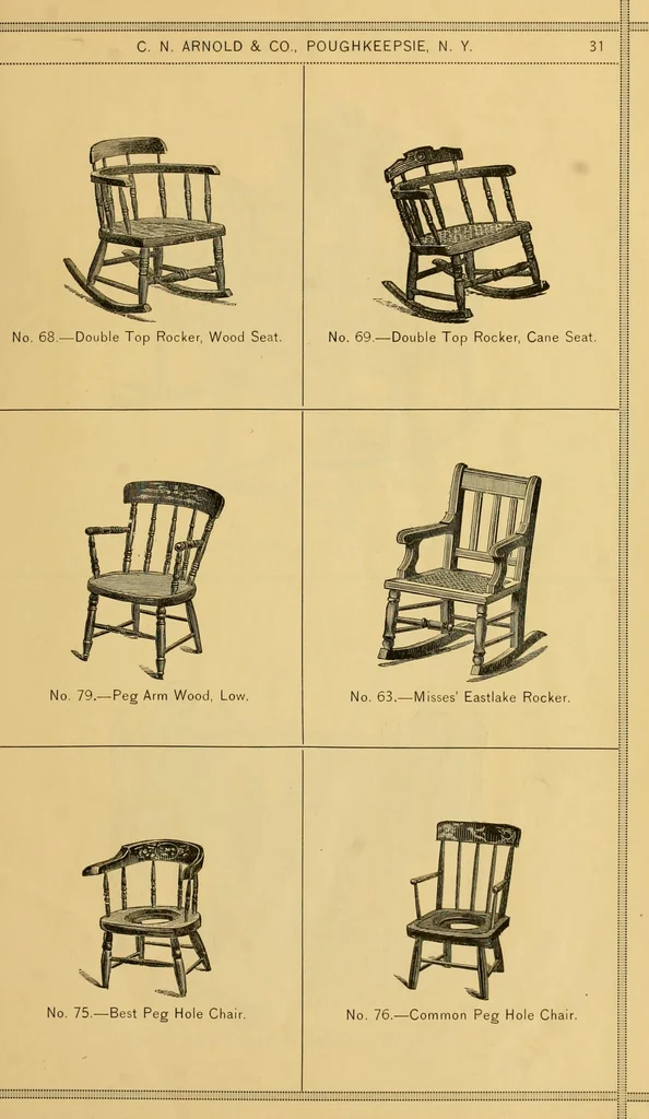 An illustration from Illustrated catalogue of chairs., 1886, leaf 38