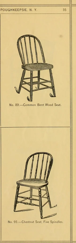 An illustration from Illustrated catalogue of chairs., 1886, leaf 42