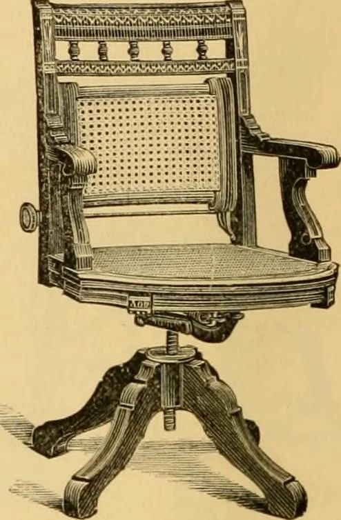 An illustration from Illustrated catalogue of chairs., 1886, leaf 45