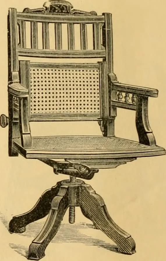 An illustration from Illustrated catalogue of chairs., 1886, leaf 45