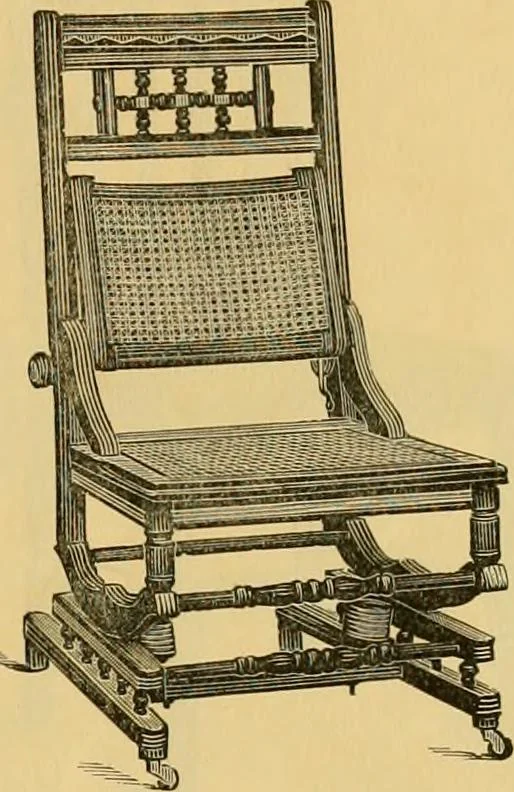 An illustration from Illustrated catalogue of chairs., 1886, leaf 46